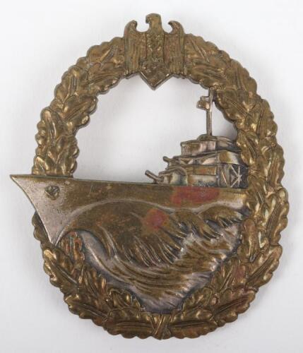 Kriegsmarine Destroyers War Badge by B H Mayer