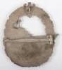 Kriegsmarine Destroyers War Badge by B H Mayer - 4