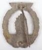 WW2 German Kriegsmarine Minesweepers War Badge by W Hobachter Wein - 2