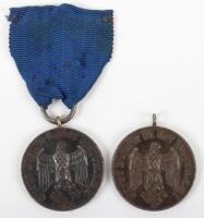 2x WW2 German Armed Forces 12 Year Long Service Medals