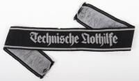 Third Reich Technische Nothilfe (TENO) Tunic Cuff Title