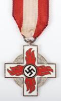 Third Reich Fire Brigade Decoration 2nd Class by Glaser & Sohn Dresden