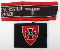 WW2 German Deutsche Volkssturm Wehrmacht Armband