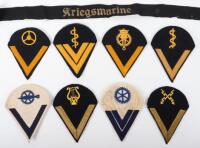 Selection of Kriegsmarine Cloth Insignia