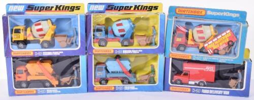 Six Boxed Matchbox Superkings Commercial Vehicles