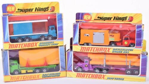 Four Boxed Matchbox Superkings Commercial Vehicles