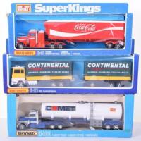 Three Boxed Matchbox Superkings Commercial Models