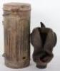 WW2 German Battlefield Recovered Gas Mask Canister - 2