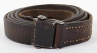 WW2 German Brown Leather K98 Rifle Sling