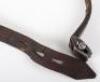 WW2 German Brown Leather K98 Rifle Sling - 4