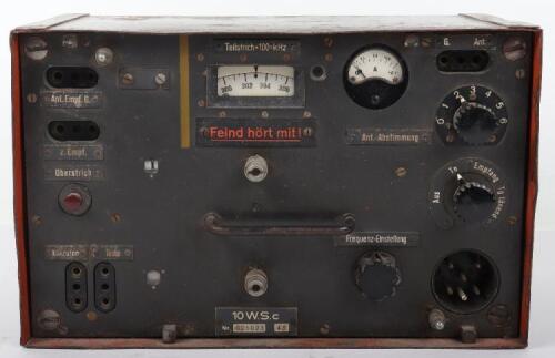 A Grey Painted TORN EB Radio Receiver Often Carried in German Armoured Vehicles