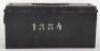 A WW2 German Grey Steel Ammunition Tin Dated 1942 - 3