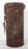 WW2 German Gas Mask Canister with Remains of a Multi Coloured Camouflage Scheme - 4