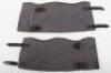 A Pair of German Blue Canvas Gaiters