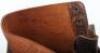 A Pair of German Brown / Black Leather Rough out Ankle Boots - 6