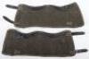 A Pair of WW2 German Green Canvas Issue Military Gaiters - 2