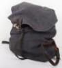 WW2 German Blue Canvas Late War Rucksack - 4
