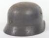 German Naval (Kriegsmarine) Shore Establishment Camouflaged Steel Combat Helmet - 3