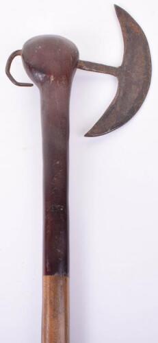 Zulu Battle Axe with Engraved Panel