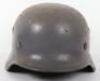 German Naval (Kriegsmarine) Shore Establishment Camouflaged Steel Combat Helmet - 10