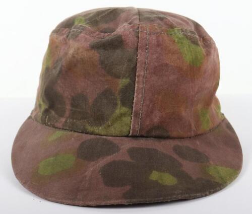 WW2 German Waffen-SS Reversible Camouflaged Field Cap