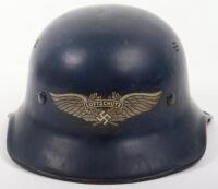 WW2 German Luftschutz Gladiator Steel Helmet