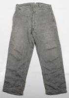 Pair of Grey Coloured WW2 German HBT Trousers