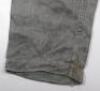 Pair of Grey Coloured WW2 German HBT Trousers - 4