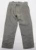 Pair of Grey Coloured WW2 German HBT Trousers - 5