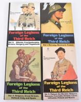 Foreign Legions of the Third Reich Four Volume Set by David Littlejohn, published by Roger James Bender Publishing USA. Books remain in good overall condition. (4 items)