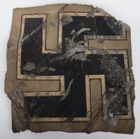 Rare WW2 German Luftwaffe Aircraft Swastika Panel