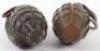 2x Inert American Pineapple Grenades - 3