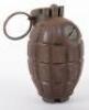 Inert British Mills Grenade