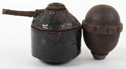 2x Inert WW1 German Hand Grenades