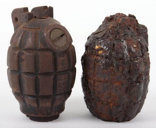 2x WW1 Inert Mills Grenades