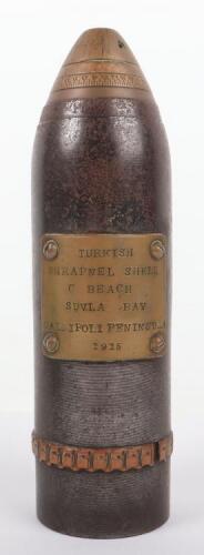 Inert WW1 Turkish 75mm Shrapnel Projectile