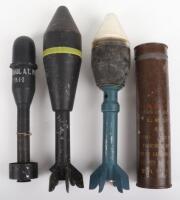 Selection of Inert Mortars and Projectiles