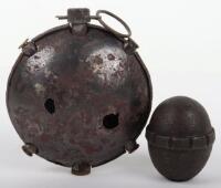 Inert WW1 German 1918 Disc (Turtle) Grenade