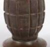 Inert British Mills Grenade Converted to Table Lighter - 3