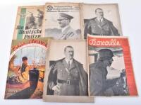 Large Quantity of Mostly Third Reich Period Magazines, including various copies of Die Wehrmacht and Signal magazine etc. Various conditions. (Quantity, viewing strongly recommended)