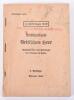 Scarce WW2 German Armed Forces Handbook on the British Forces, produced in 1944 for identifying British soldiers etc. Gives information on weapons, uniforms, equipment, badges worn etc. Good overall condition.