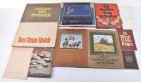 Quantity of WW2 German Period Books and Card Albums, many of the books are relating to the Luftwaffe etc. Some original Third Reich documents and card collecting albums. Small quantity.