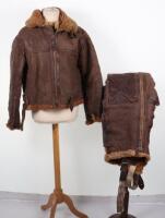 WW2 Royal Air Force Irvin Flying Jacket and Trousers