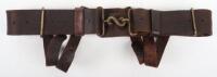 WW1 1914 Pattern Leather Waist Belt