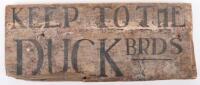 Wooden Sign of Great War Interest