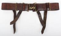 WW1 1914 Pattern Regimentally Marked Leather Waist Belt,