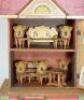 A charming R.Bliss wooden and paper lithographed Dolls House, circa 1911, - 3