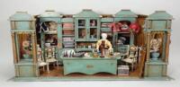 A Good Draper’s Shop room set, German late 19th century,