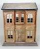 A Christian Hacker two storey dolls house and contents model 357, German circa 1900,