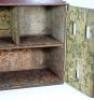 Early wooden cupboard dolls house, English, mid 19th century, - 4